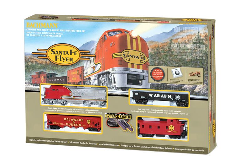 Bachmann HO Santa Fe Flyer Train Set