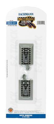 Bachmann HO E-Z Track Nickel Silver Hayes Bumpers (2)