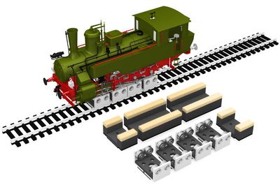 Bachmann / Proses HO Rollers and Drive Wheel Cleaners