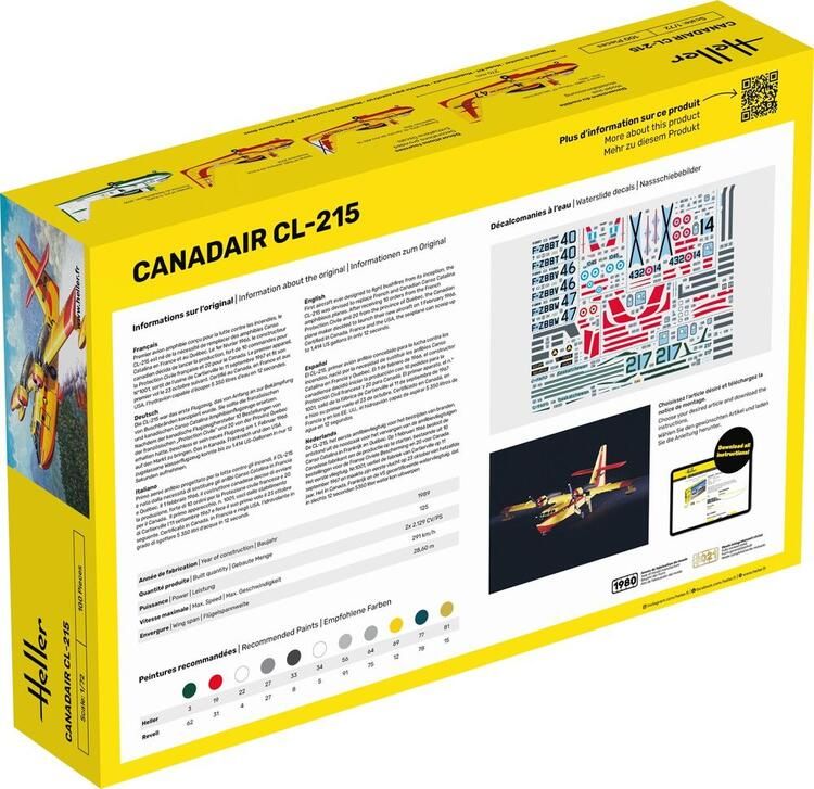 Heller 1/72 Canadair CL-215 Super Scooper - Kit