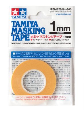 Tamiya Masking Tape 1/32&quot; x 59&#39; 1mm x 18m