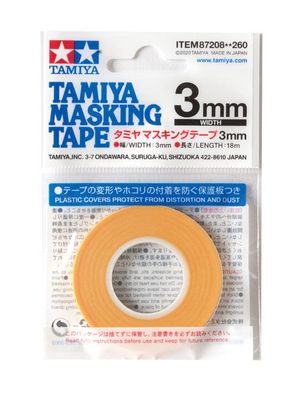 Tamiya Masking Tape 7/64&quot; x 59&#39; 3mm x 18m