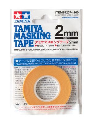 Tamiya Masking Tape 5/64&quot; x 59&#39; 2mm x 18m