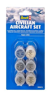 Revell Germany Civilian Aircraft Paint Set - 6pcs.