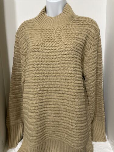 Sheilay Nwt sweater beige women size large long sleeve