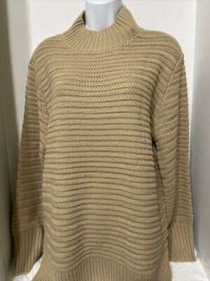 Sheilay Nwt sweater beige women size large long sleeve