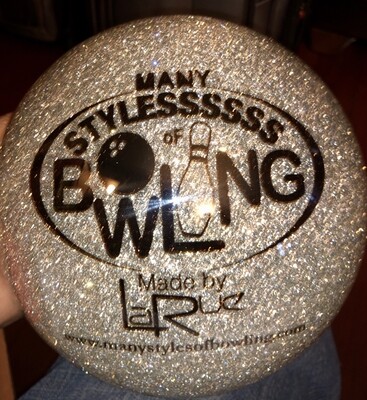 Many Styles 300 Silver Glitter  Bowling Ball