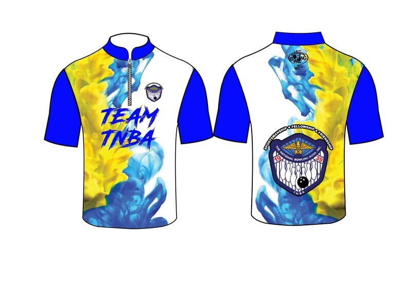 Team Tnba white with Yellow &amp; Blue Smoke