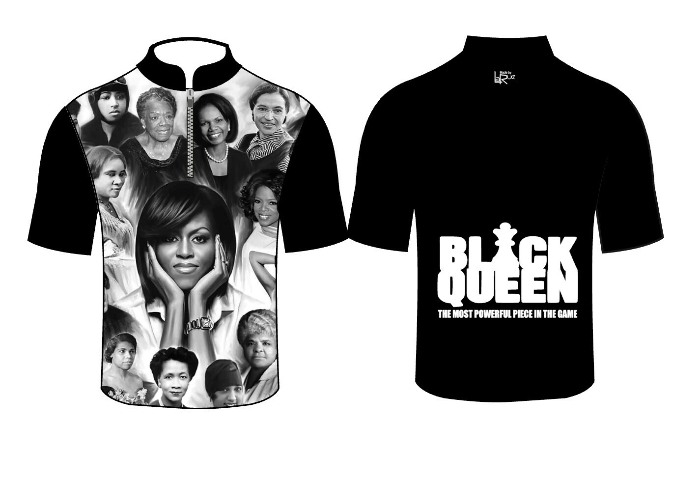 Women of Power B&amp;W 2023 (black sleeves &amp; collar)