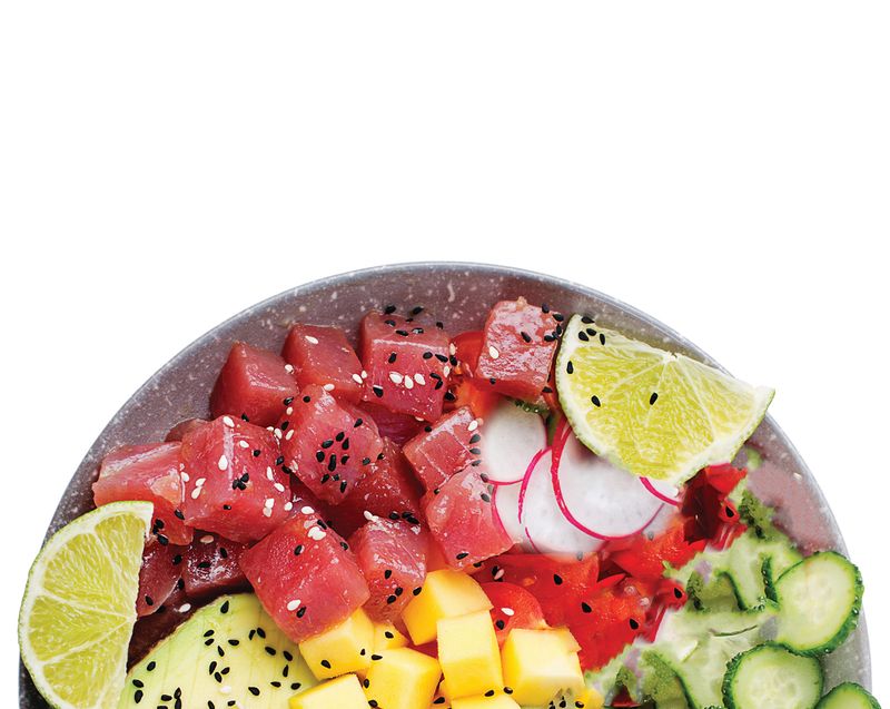 AHI TUNA POKE-GF (Allergen warning: sesame seeds)