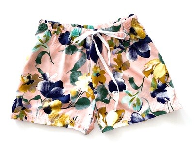 PINK FLORAL BOXERS - RAYON