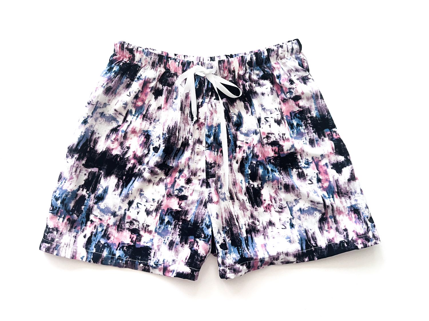 BLUE/PINK BOXERS - RAYON (L ONLY)