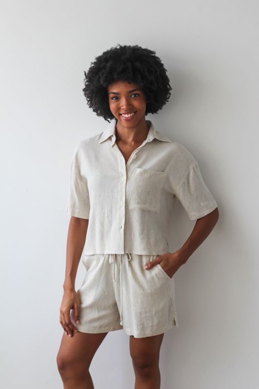 NATURAL - LINEN BLEND