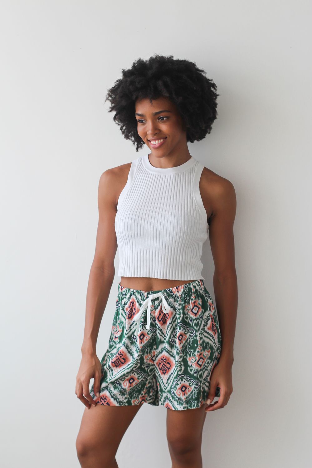 GREEN/PINK BOXERS - RAYON