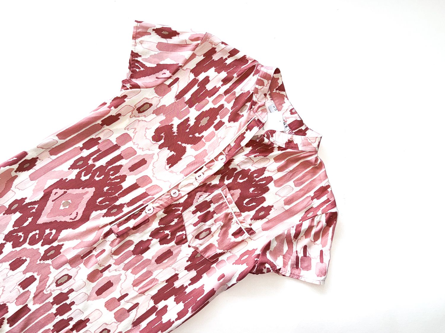 PINK CHINESE COLLAR - RAYON