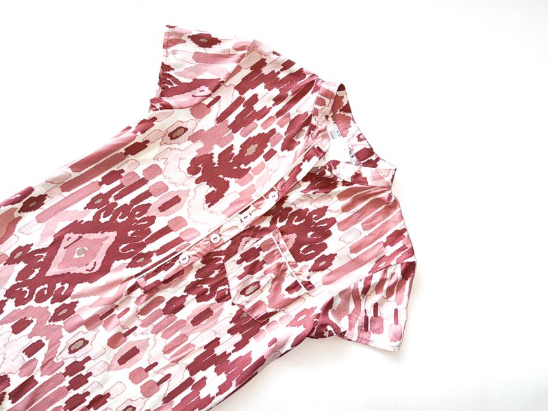 PINK CHINESE COLLAR - RAYON