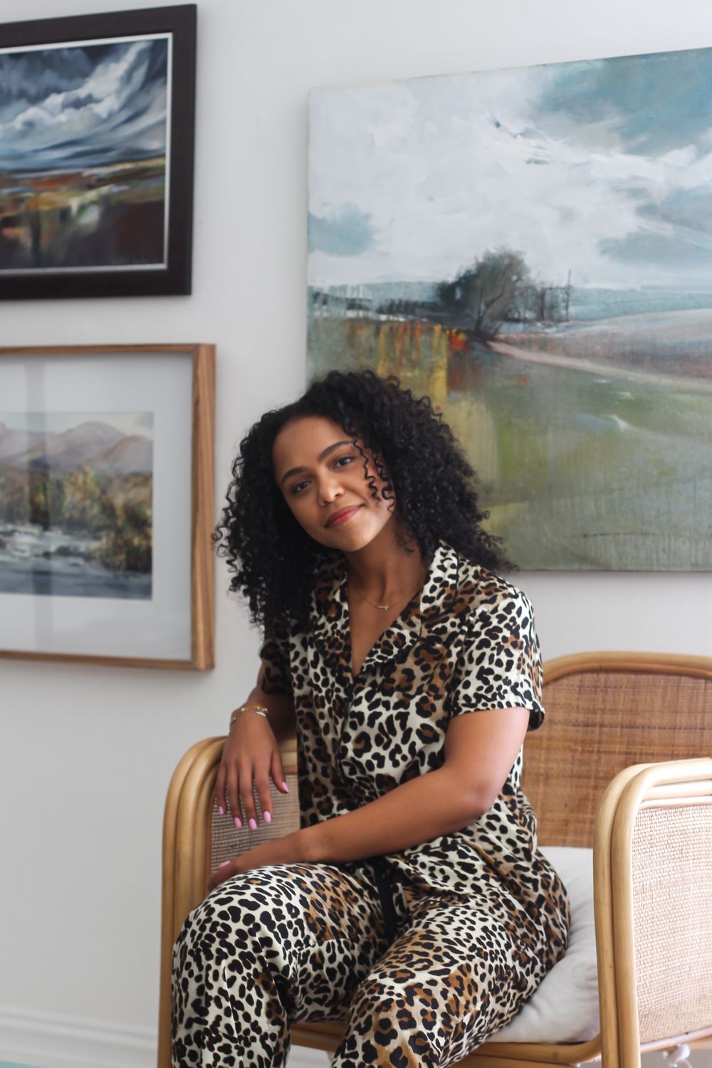 LEOPARD PRINT SHORT LONG - RAYON