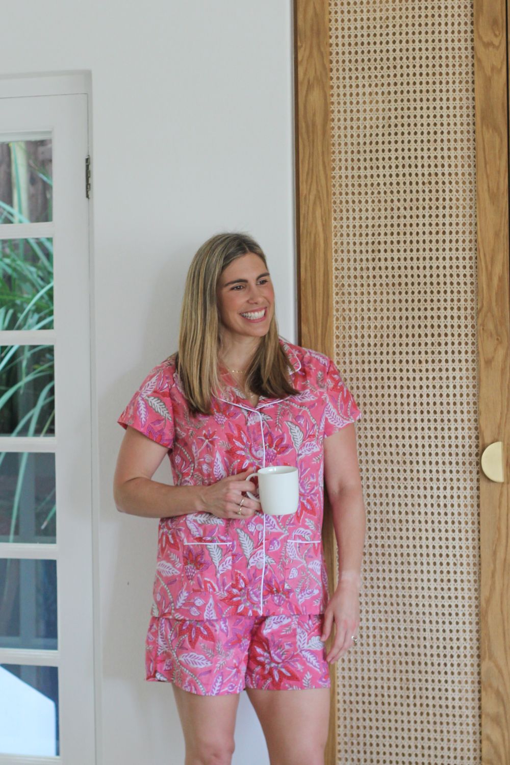 PINK SHORT SET - INDIAN COTTON