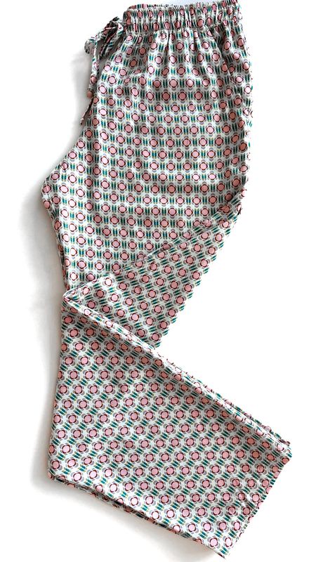 GREEN AND PINK CHILL PANTS - RAYON