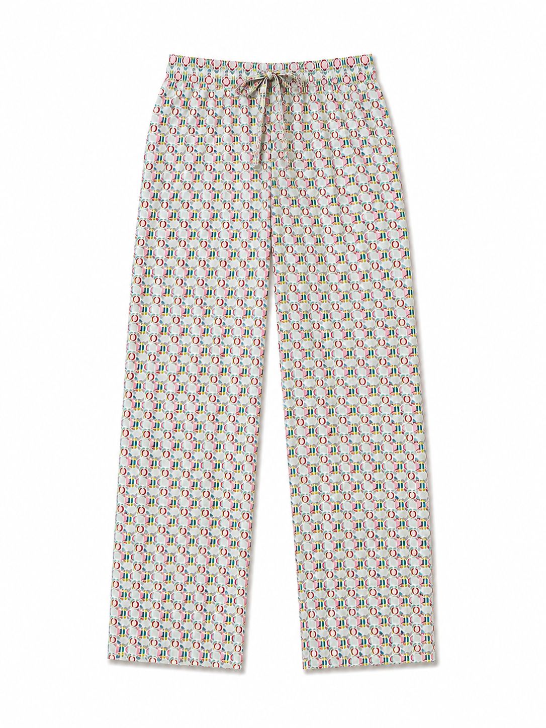 GREEN AND PINK CHILL PANTS - RAYON