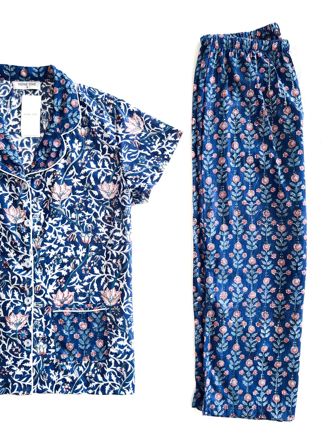 BLUE 3/4 Set - INDIAN COTTON