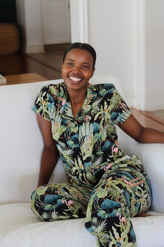 BLACK FOREST SHORT LONG - RAYON