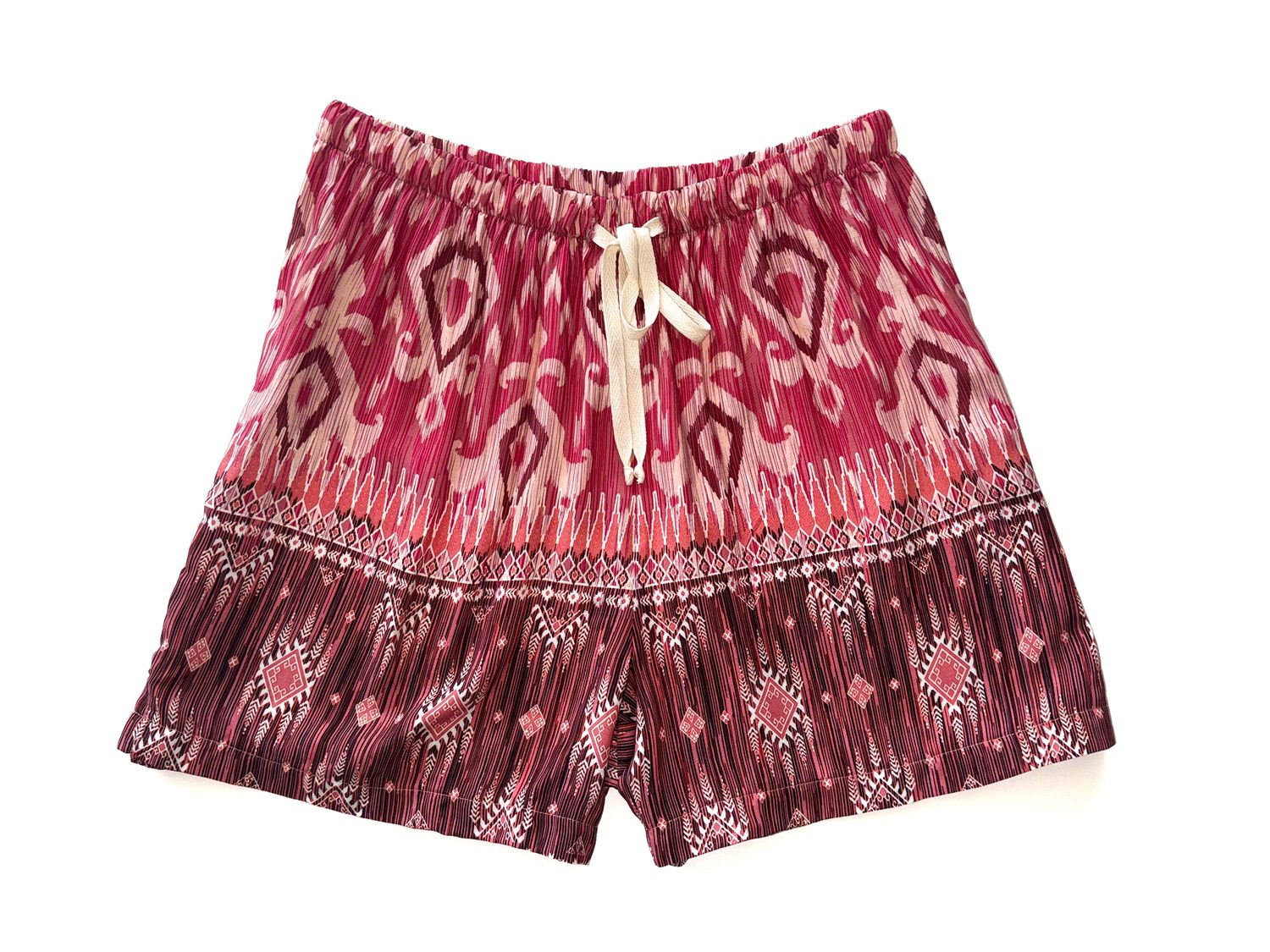 PINK BORDER BOXERS - RAYON