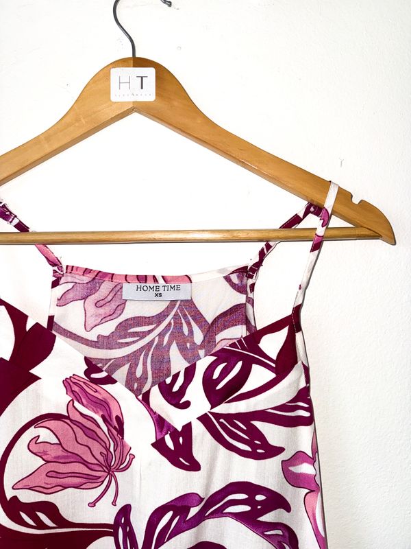 PINK STRAPPY NIGHTIE - RAYON