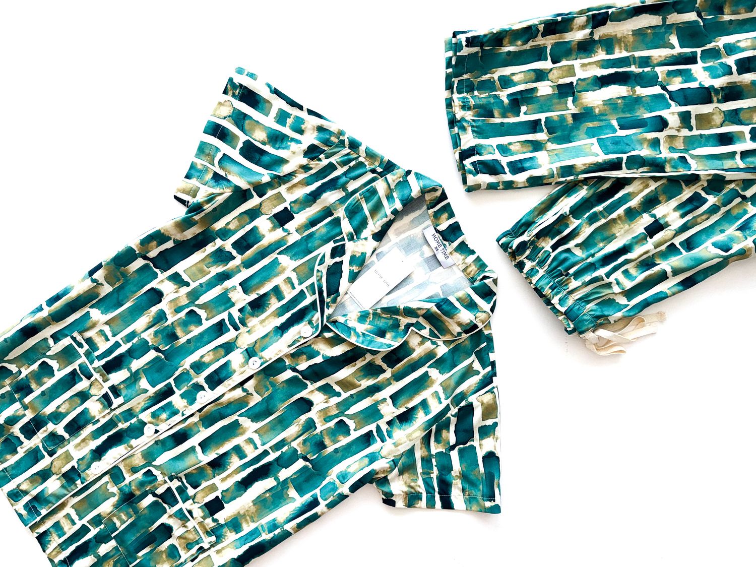 GREEN SHORT LONG - RAYON