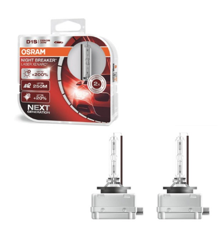 2 Ampoules xénon Osram Xenarc Night Breaker Laser D1S  +200%