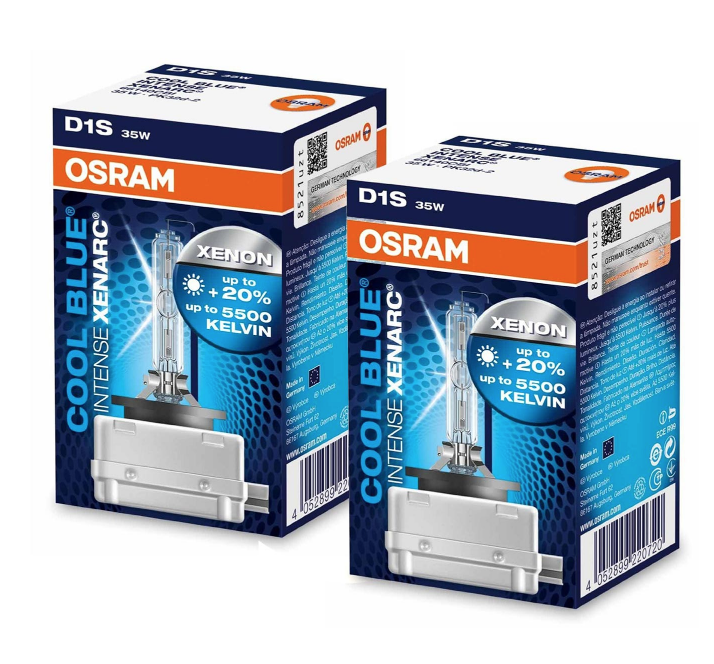 2 Ampoules xénon OSRAM XENARC COOL BLUE INTENSE D1S