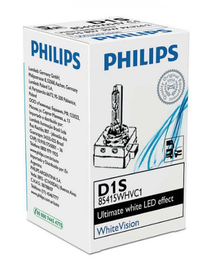 1 Ampoule xénon xénon D1S PHILIPS ULTIMATE WHITE LED EFFECT - 85415 WHV  - 6000K