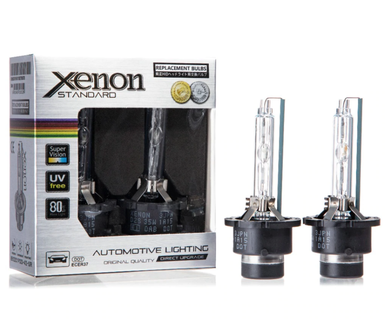 2 Ampoules Xénon D2S GLOW-TEC PREMIUM 5500K - 3400LM