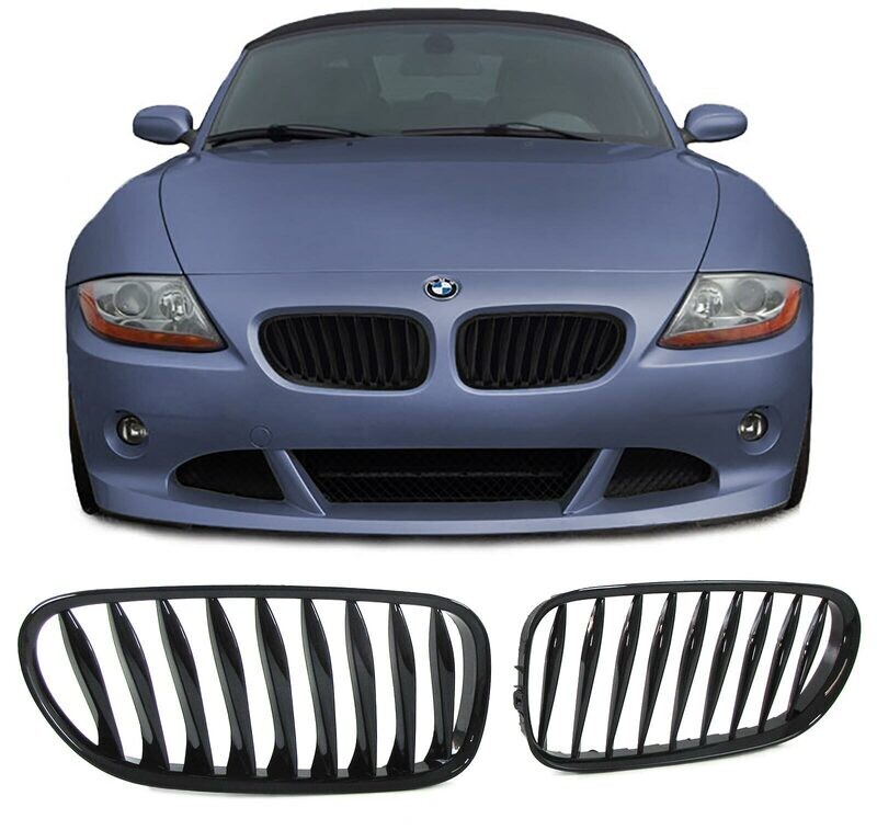 Calandre / Grille pour BMW Z4 E85 / E86 Noir Brillant Look Pack M Performance 2002 - 2008