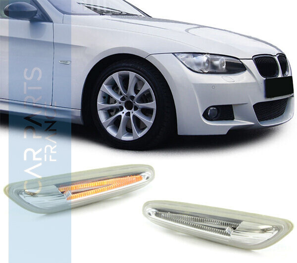 Paire de clignotants latéraux à LED pour Bmw Série 1 + Série 3 + X1