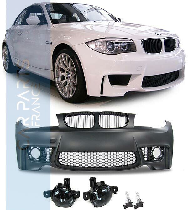 Pare- choc Avant pour BMW Série 1 E81 E82 E87 et E88 Look Pack M / M1 / (Performance) Sans trous PDC + Calandres Performance + Antibrouillards M-Tech Pare- choc Avant pour BMW Série 1 E81 E82 E87 et E88 Look Pack M / M1 / (Performance) Sans trous PDC + Calandres Performance + Antibrouillards M-Tech