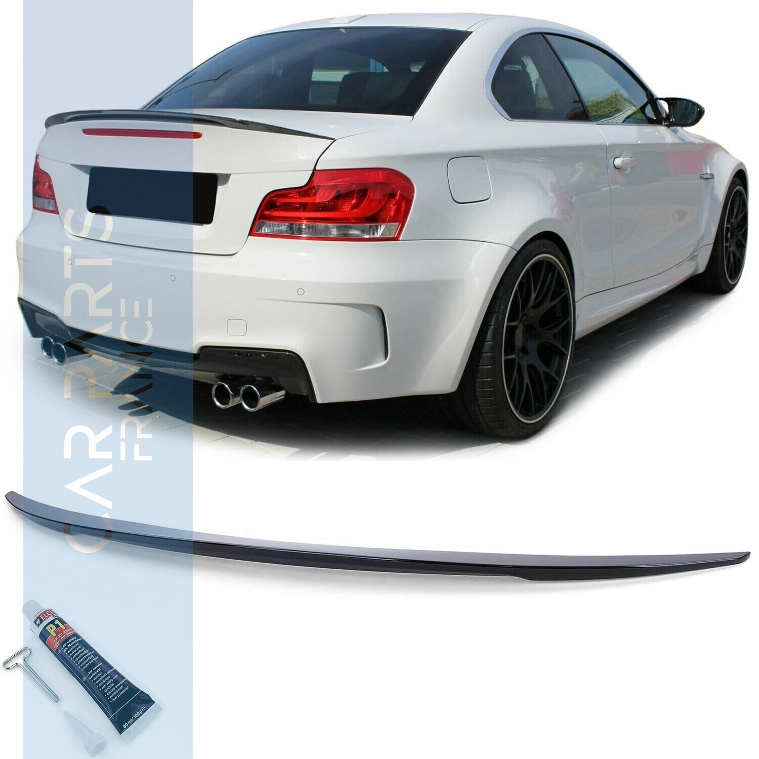 Becquet / Aileron / Lame de coffre Sport Look Pack M pour BMW Série 1 E82 2007 - 2013