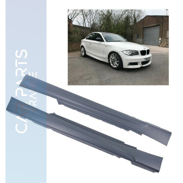 2 Bas de caisse pour BMW Série 1 E82 coupé et E88 cabriolet look Pack M