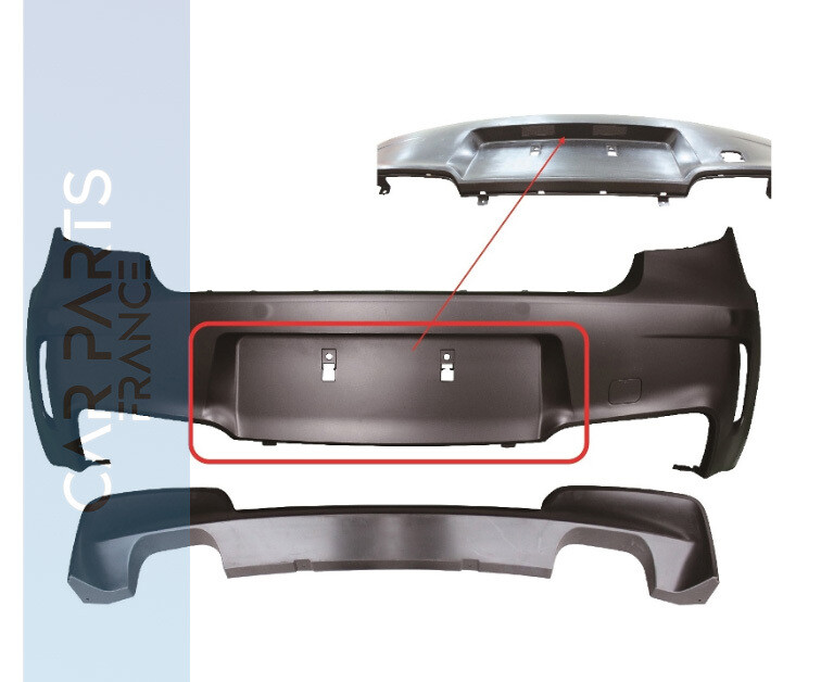 Pare -choc arrière Look Pack M M1 pour BMW E81 E87 2004 - 2011
