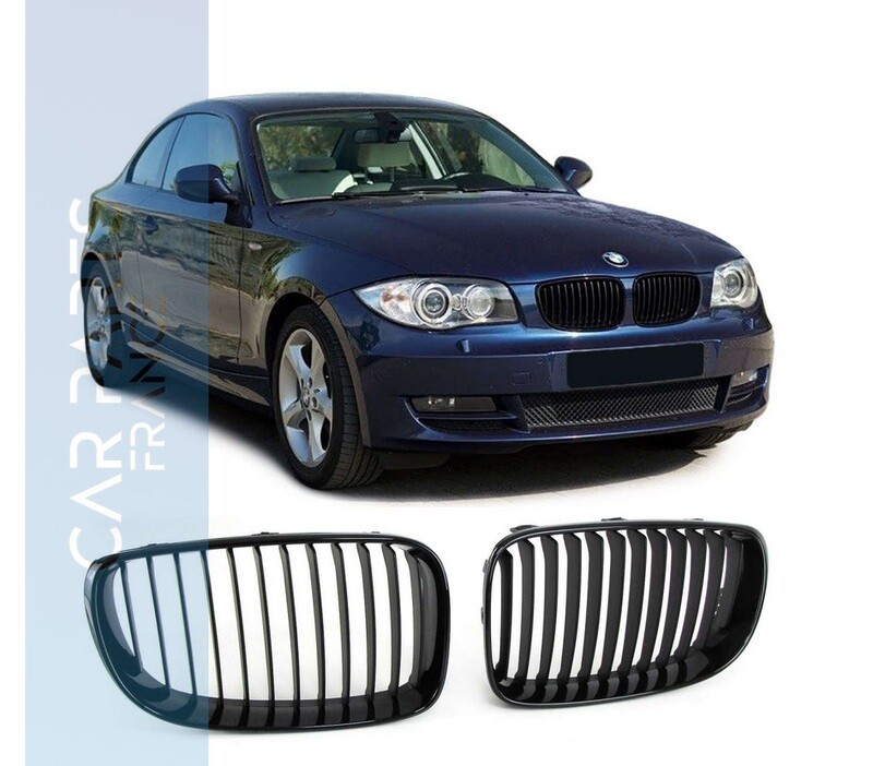 Calandre / Grille BMW Série 1 E81 E82 E87 E88 Noir Brillant Look Pack M Performance / Motorsport