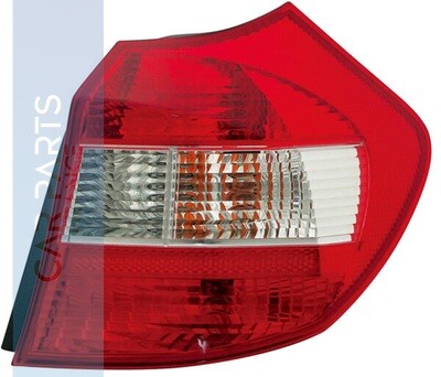 Feu arrière droit rouge TYC pour BMW série 1 E81 E87 Phase 2 2007 - 2012