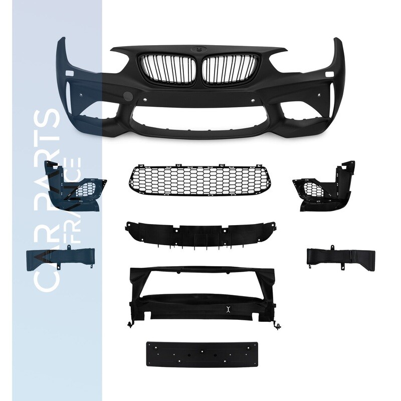 Pare- choc Avant pour BMW Série 1 F20 2015 - 2019 Look Pack /(Performance) Phase 2 LCI + calandre
