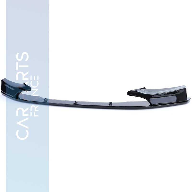 Lèvre de spoiler avant performance noir brillant pour BMW Série 1 F20 F21 2010 - 2014