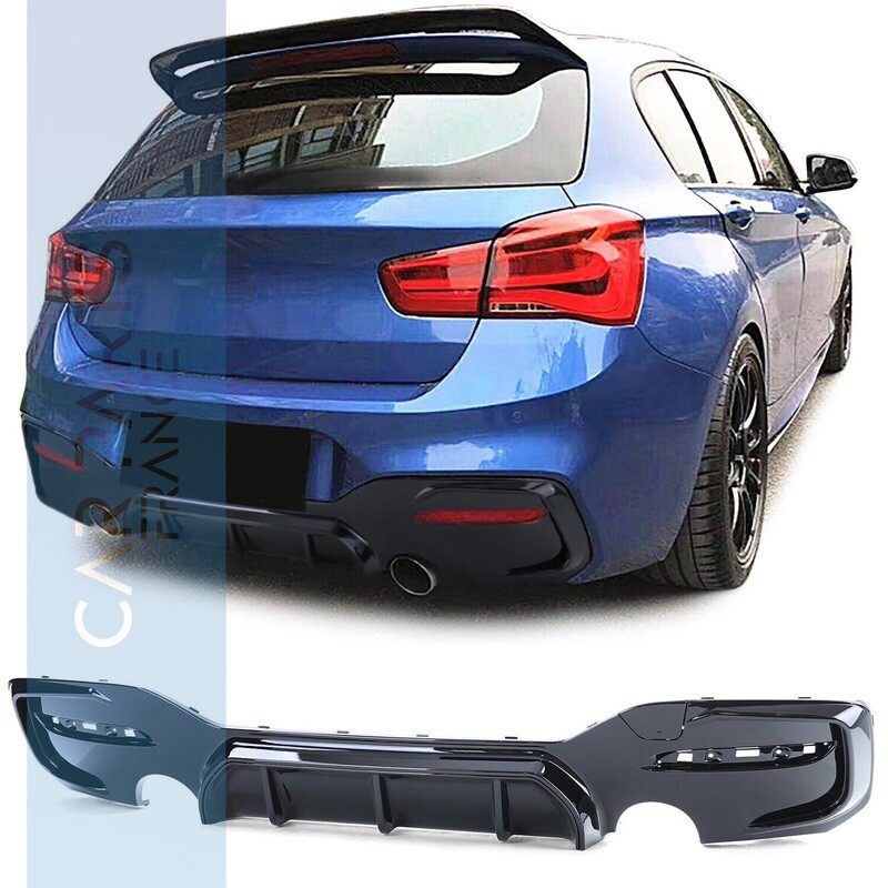 Diffuseur de parechocs arrière Look Performance pour BMW Série 1 F20 F21 à partir de 2015