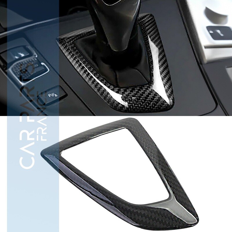 Cache de cadre de changement de vitesse en carbone véritable pour BMW Série 1 F20 F21 2011-2019