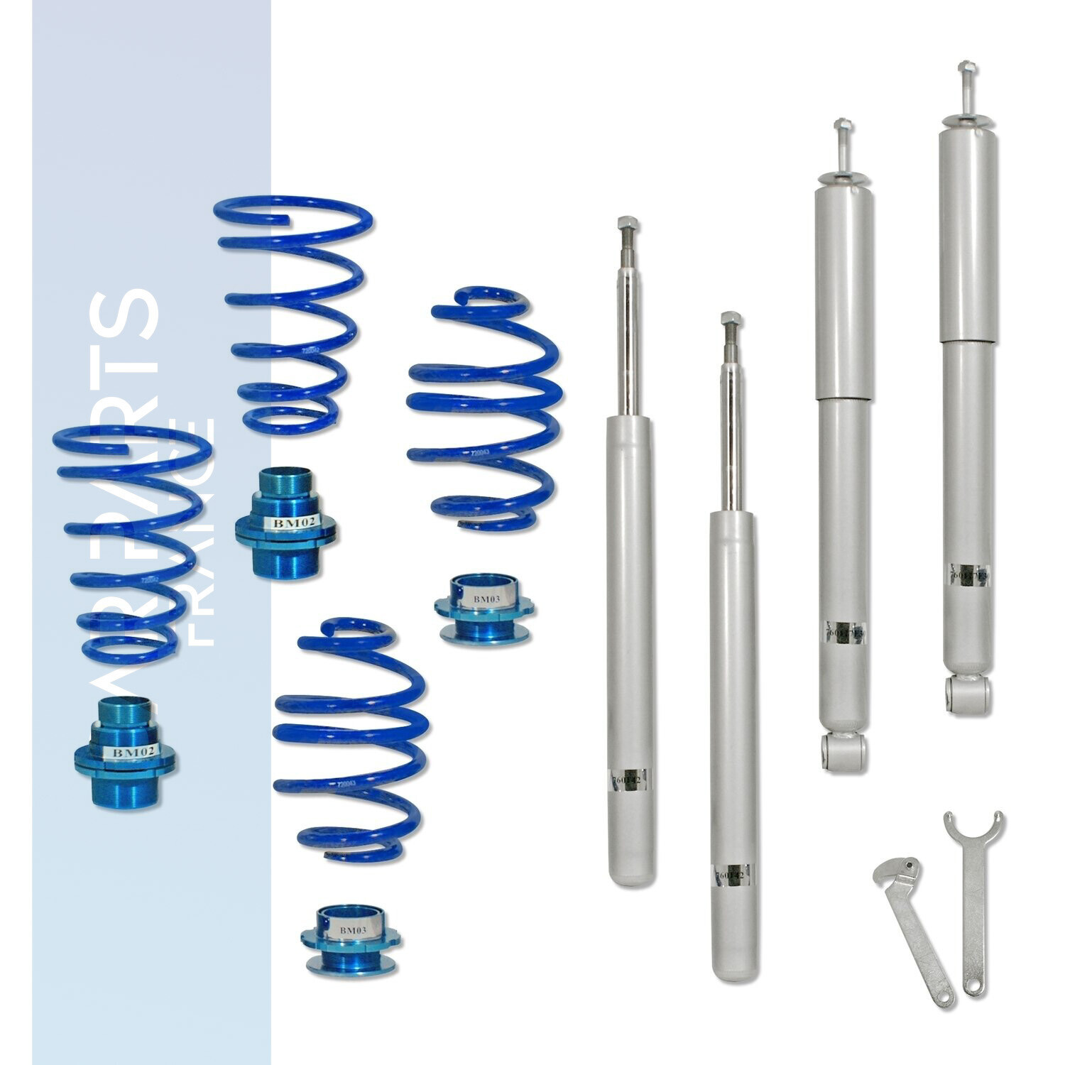 Combinés filetés / Coilovers BlueLine pour BMW Série 3 E30 1982 - 1991