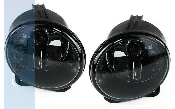 Paire de feux antibrouillard en verre noir fumé pour BMW Série 3 E92 E93 Série 5 F10 F11 F07 Série 2 F22