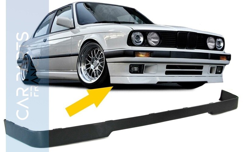 Lame / Diffuseur de Pare-choc avant en ABS pour BMW Série 3 E30 look Pack M Motorsport / Performance