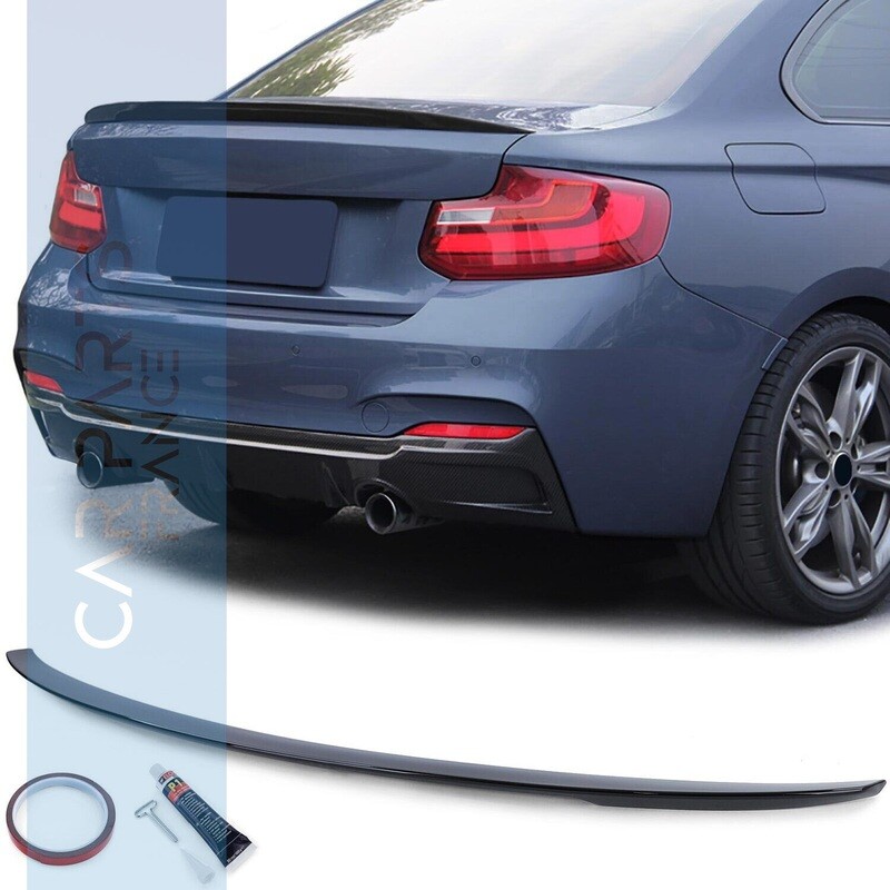 Becquet / Aileron / Lame de coffre Look Performance pour BMW Série 2 F22 F23 - noir brillant