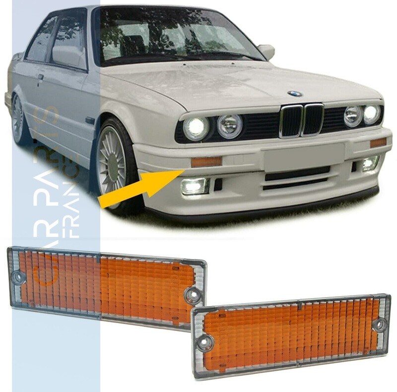 Paire de clignotants pour Bmw Série 3 E30 1989 - 1993